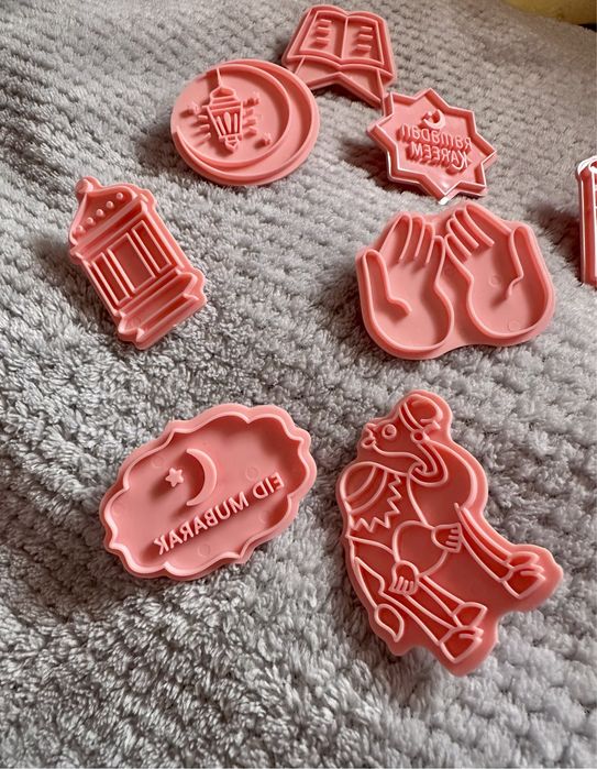 8 moldes para bolachas Ramadao - Eid Mubarak