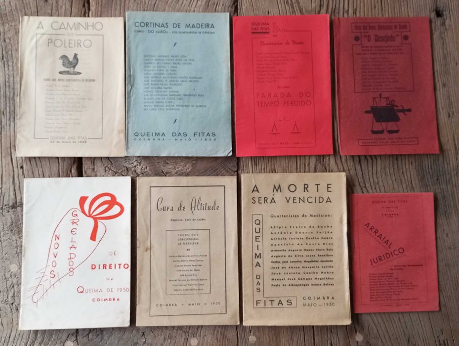 Queima das fitas Coimbra anos de 1949 e 1950