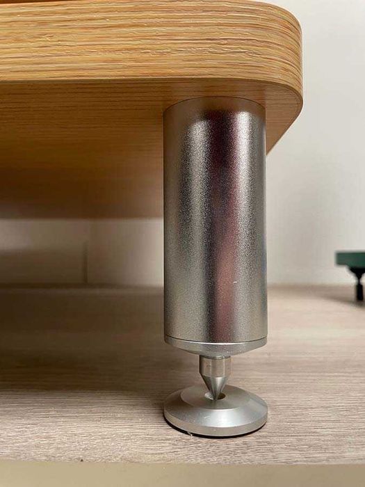 Móvel Hi-Fi 4 Prateleiras independentes sob Spikes e Discos De Conti