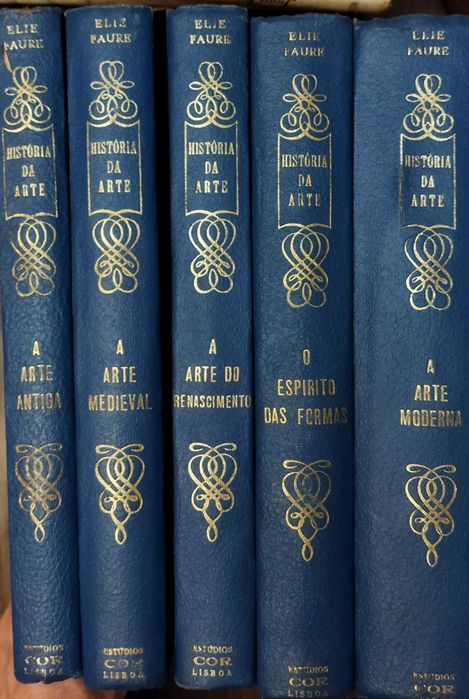 História da Arte, 5 volumes, de Élie Faure