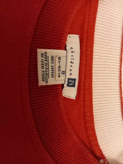 Camisola gola redonda 8 anos Zara
