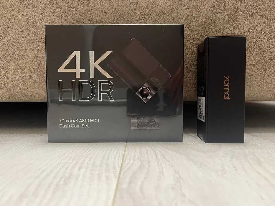 Видеорегистратор 70mai А810 4к+задняя камера+кабель парковки НОВЫЕ !!!