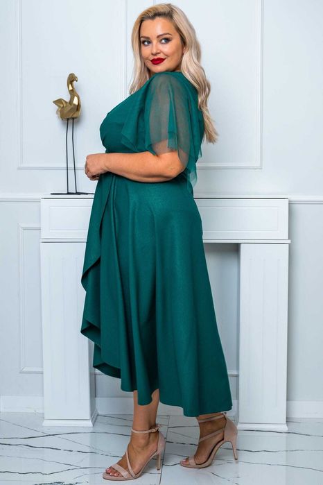 Sukienka midi ELENA wieczorowa 44-50 nowa