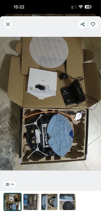 Aspirador Robô ROWENTA X-Plorer Serie 60 Animal Kit RR7455WH (Autonomia 90 min) - para peças