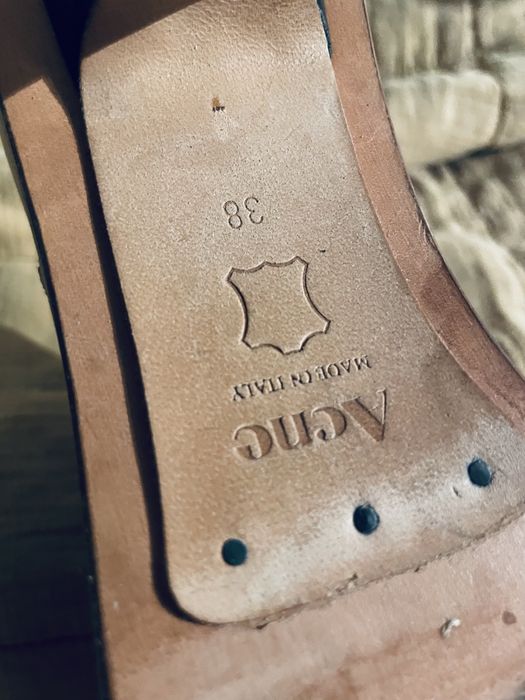 ACNE STUDIOS czółenka szpilki vintage lata 30