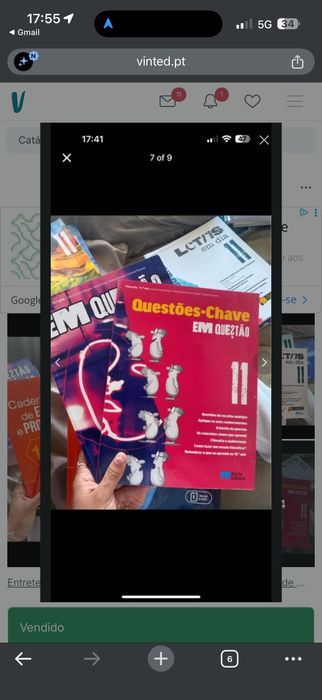Livro do 11 ano nada escrito