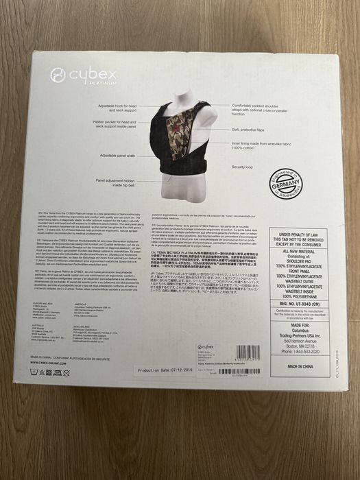 Nosidelko ergonomiczne Cybex