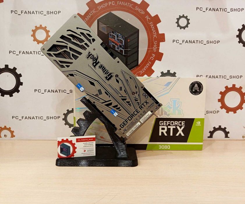 Відеокарта Palit GeForce RTX 3080 GameRock V1 (NED3080U19IA-1020G/LHR)