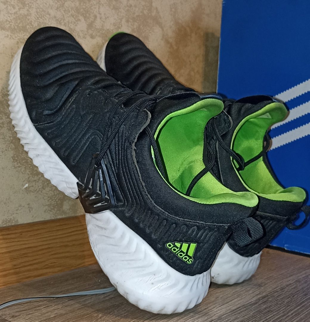 Adidas alphabounce black online
