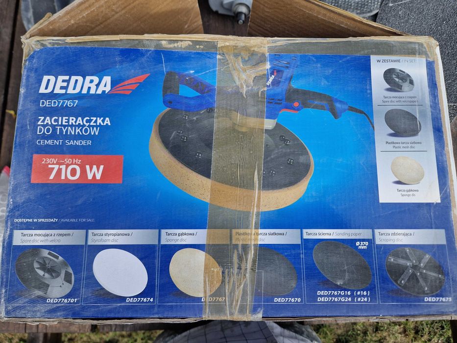Docieraczka Dedra 7767 elewacja styropian