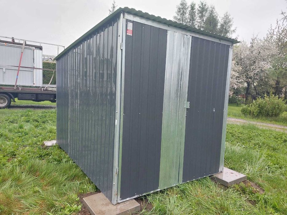 Garaż blaszany 2x3 ocynkowany Garaz Schowek Magazyn Garaże 2x3 3x3 3x4 3x5 3x6 producent !