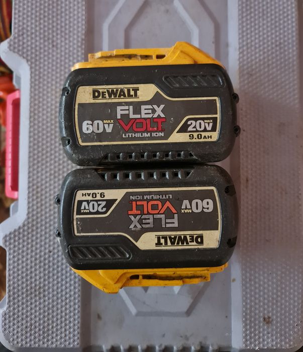 Продам акумулятори DeWalt FlexVolt 54/60 9Ah