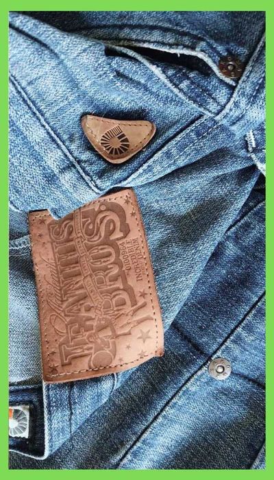 Чоловічі сині широкі баггі джинси батал р. 40 XXL Akademiks