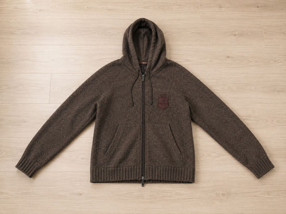 Оригинальная шерстяная худи Bally Made in Italy | Merino Wool | Размер 58 (XXL)