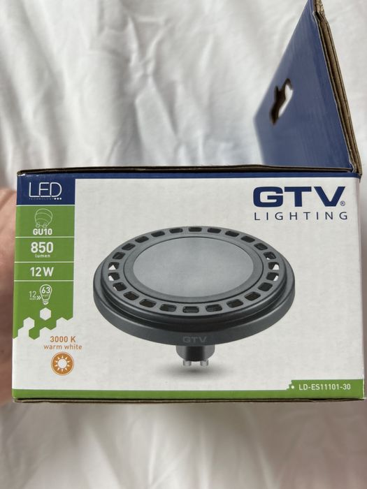 Żarówka GTV LED ES111 01 -30 GU10 12W 850 lumen