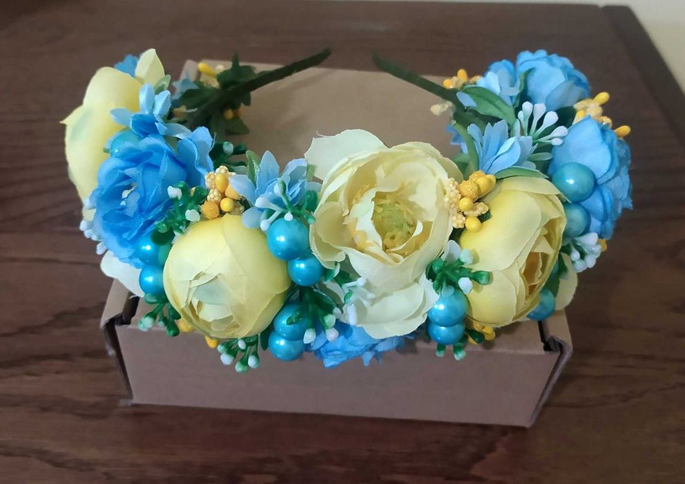 Українські віночки , обручі на голову , обідки