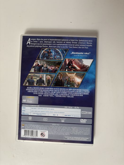 Avengers: Infinity War Avengers: Wojna bez granic DVD