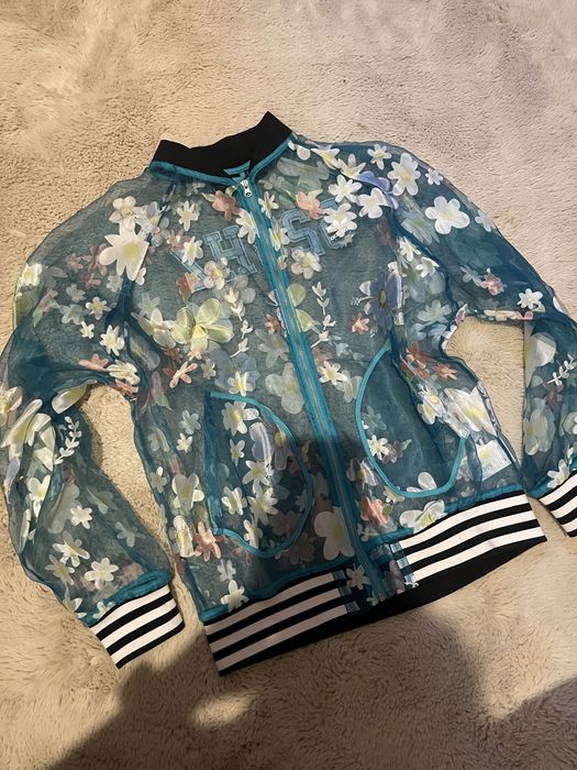 Bomberka w kwiaty ,narzutka adidas 12