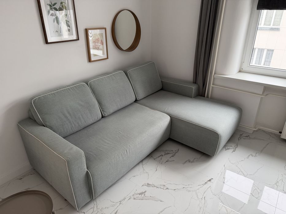 Sprzedam rozkładaną kanapę z dodatkowym pojemnikiem na pościel