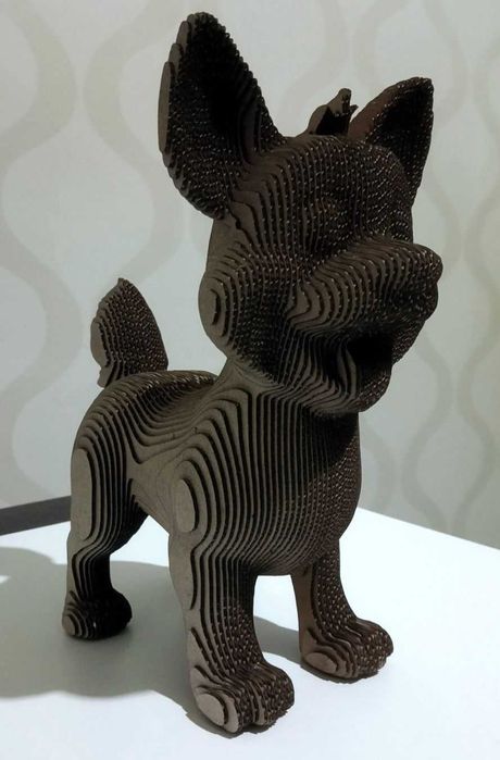 3D Пазл Картонний Конструктор Песик 140 дет