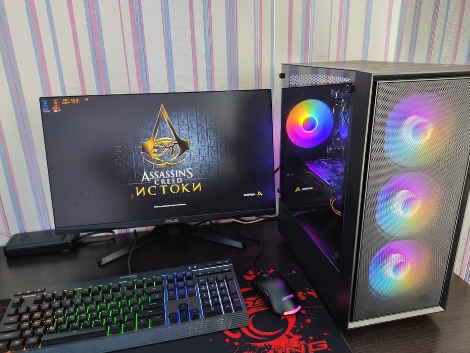 Ігровий ПК  Intel i5 - 4460 / RX 570 / 12GB  RAM / SSD + HDD