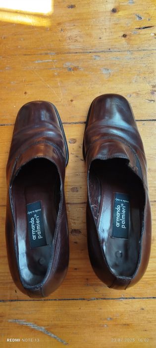 Buty skórzane damskie armando palmieri roz 39