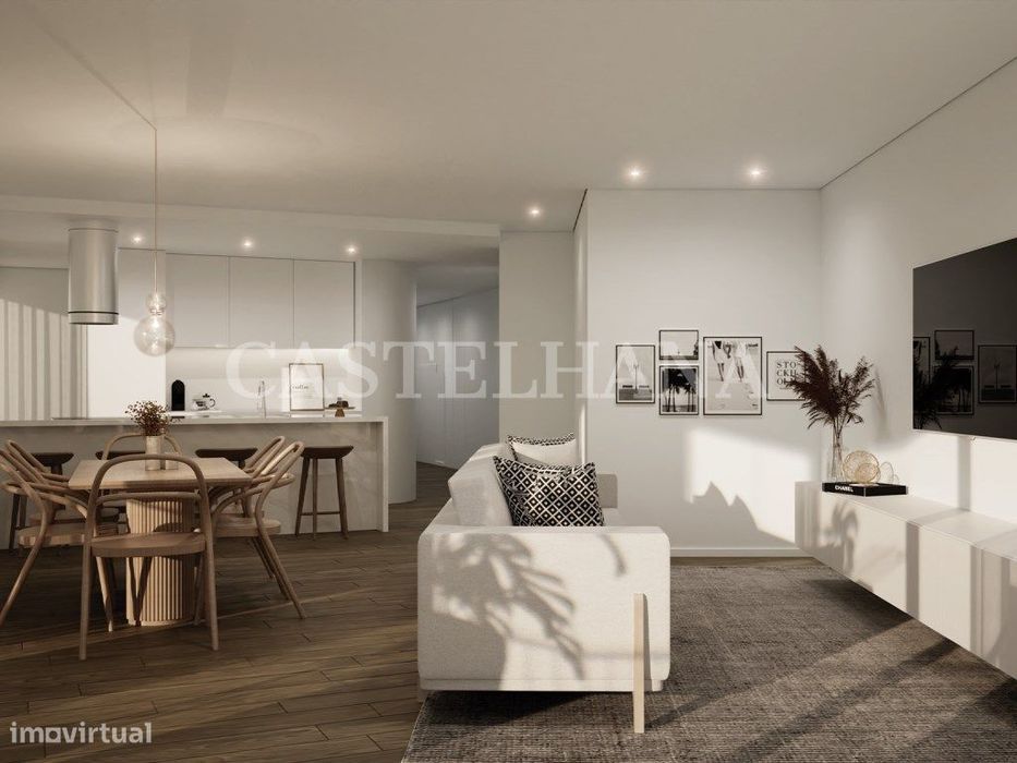 Apartamento T3 com área exterior em Matosinhos