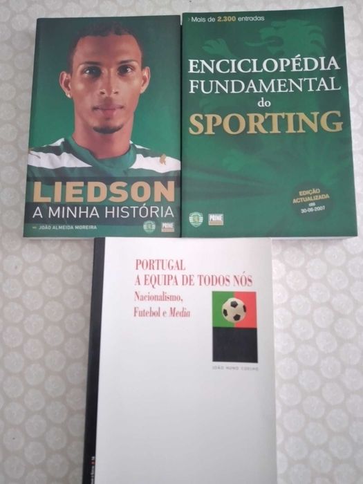 Livros sobre o Sporting e Futebol