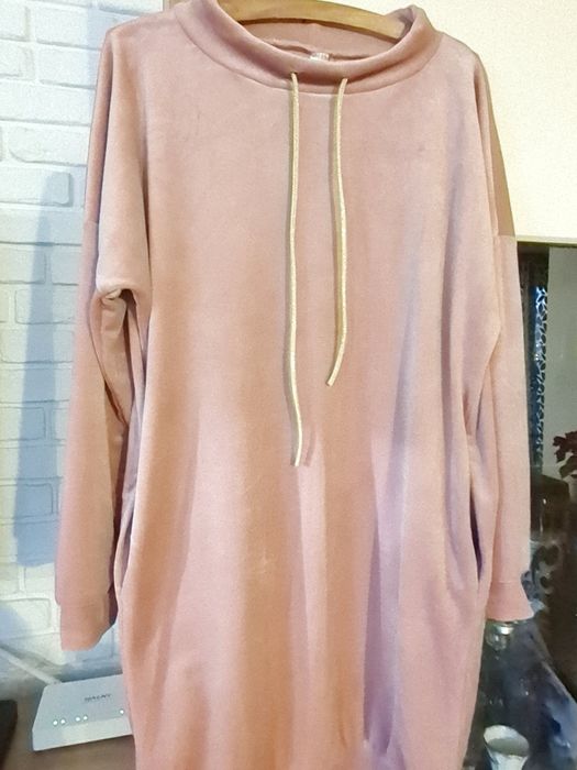 Dluga bluza welurowa