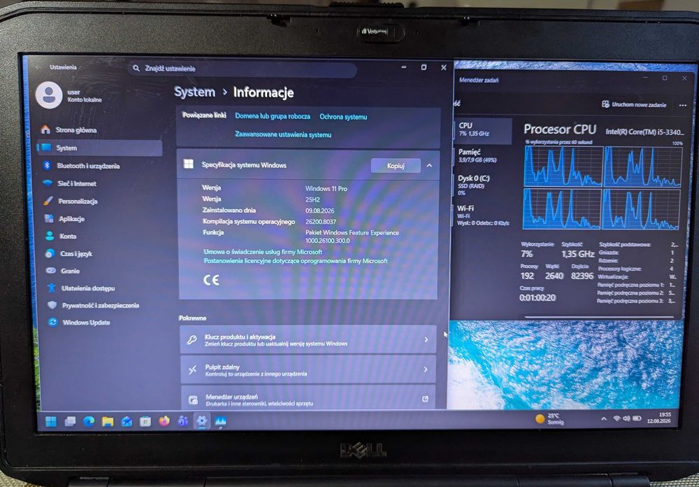 Notebook Dell Latitude E5530 i5, 8GB, SSD 240GB, FHD, Win11, WWAN