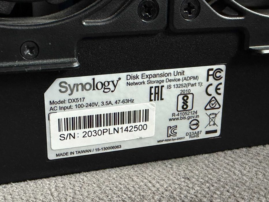 jednostka rozszerzająca serwer NAS SYNOLOGY DX517 5bay