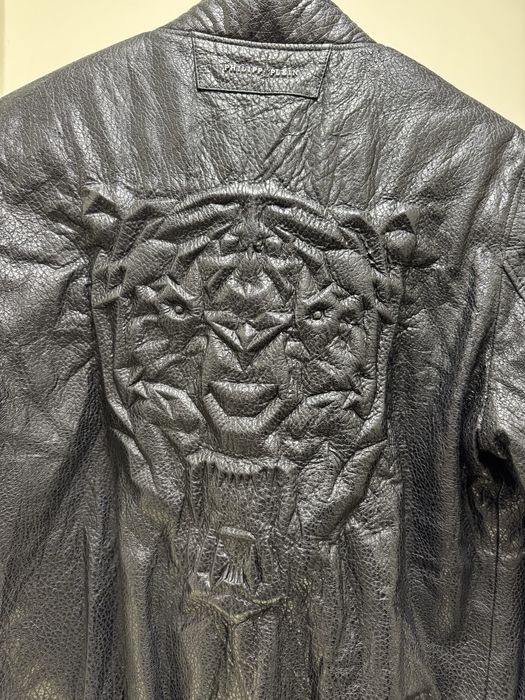 Кожана куртка Philipp Plein . Original