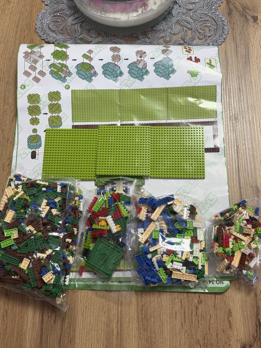 Mini klocki Luigi Super Mario zestaw figurka + sceneria
