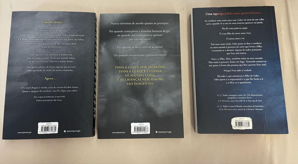 Livros de C.J. Tudor – Livros de suspense em ótimo estado!