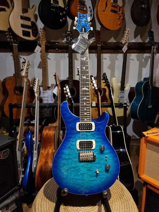 PRS SE Custom 24-08 Quilt Lake Blue 2026 - gitara elektryczna + gigbag