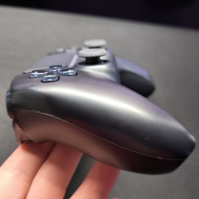 Dualsense preto PS5 com joysticks TMR Favor Union