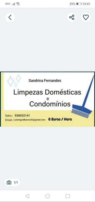 Serviço limpeza domésticas