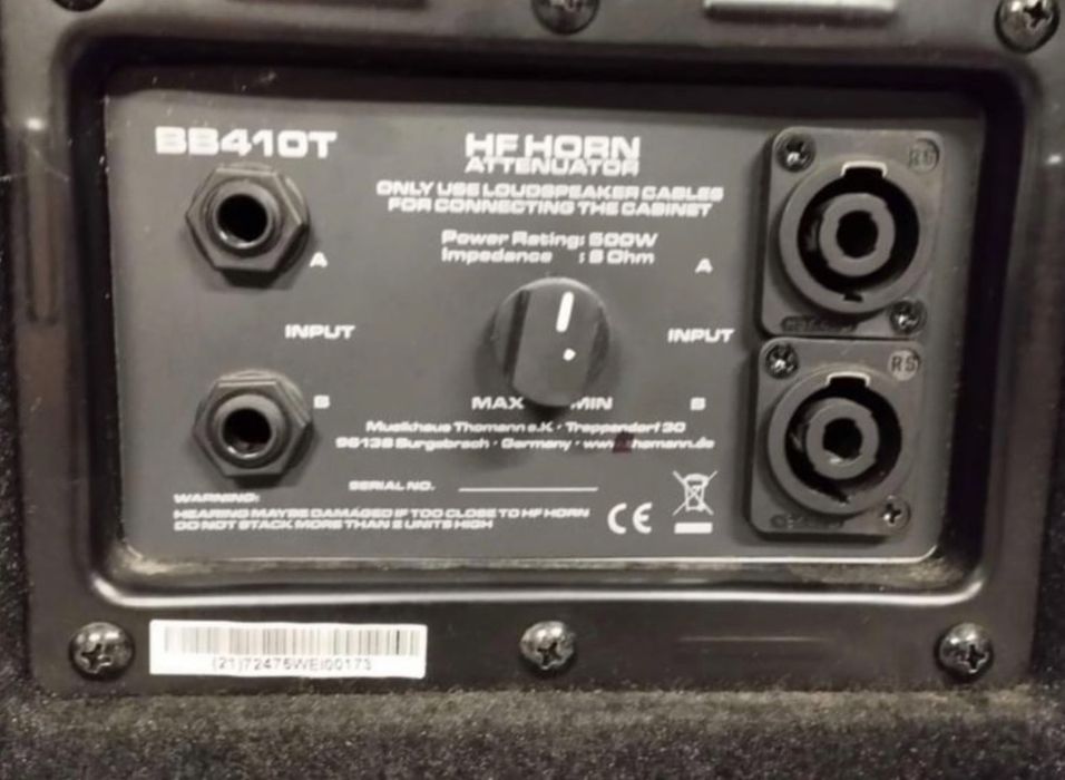 Kolumna basowa na glosnikach eden d410xst 1000w 8ohm EC1060xst8e