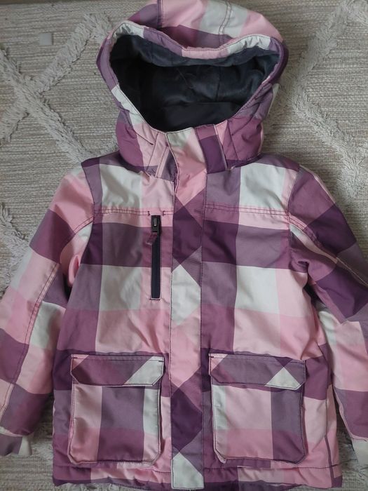 Komplet zimowy dla dziewczynki (kurtka i spodnie) h&m rozmiar 110
