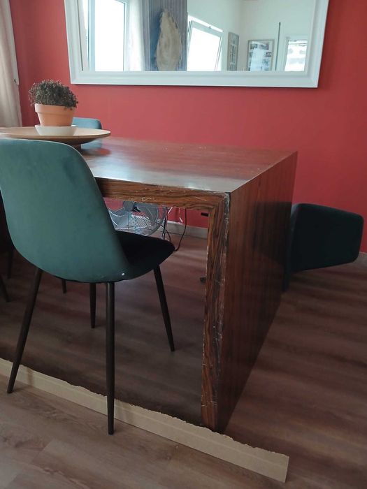 Mesa/ Secretaria Madeira Rústica