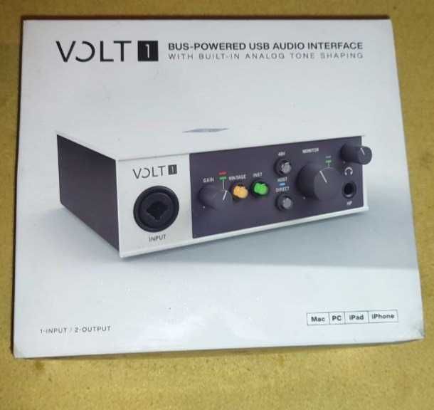 Universal Audio Volt 1 | Звуковая карта | Аудиоинтерфейс