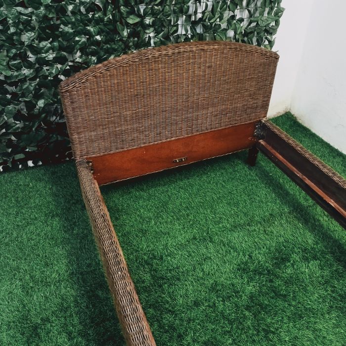Łóżko Rattanowe 100/200cm.