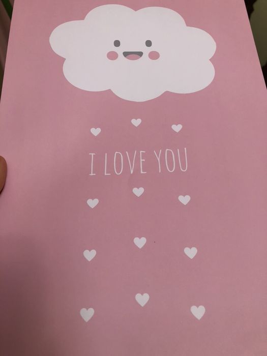 Ilustração NUVEM Quarto Bebé/ Criança (sem moldura - ligeiro defeito)