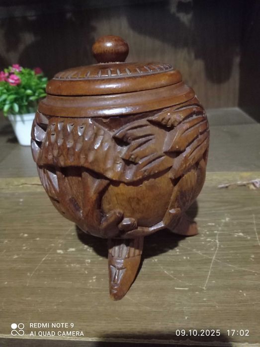 Шкатулка резная Мадагаскар, ручная работа