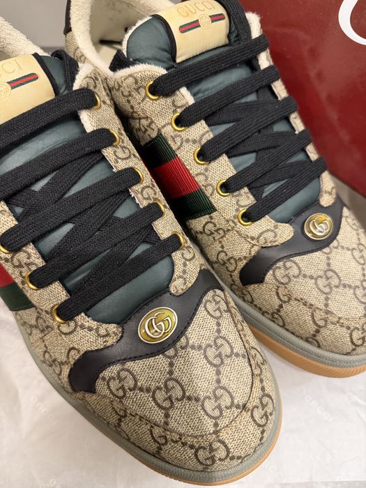 Мужские кроссовки gucci screener гуччи скринер