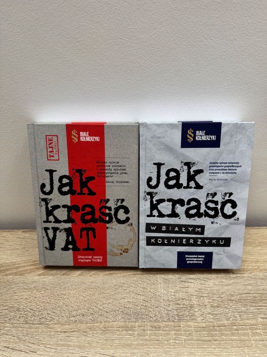 Jak kraść VAT + Jak kraść w białym kołnierzyku - zestaw 2 książek