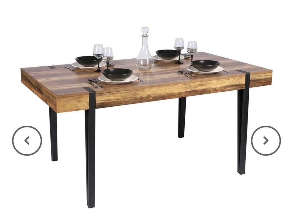 Mesa de jantar retangular