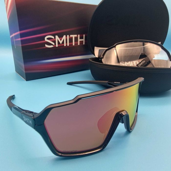 Okulary Smith Shift Mag Black Red mirror
