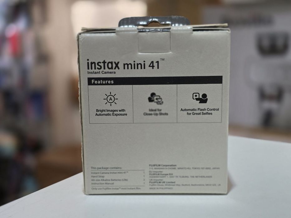 Фотокамера миттєвого друку Fujifilm INSTAX Mini 41 Black