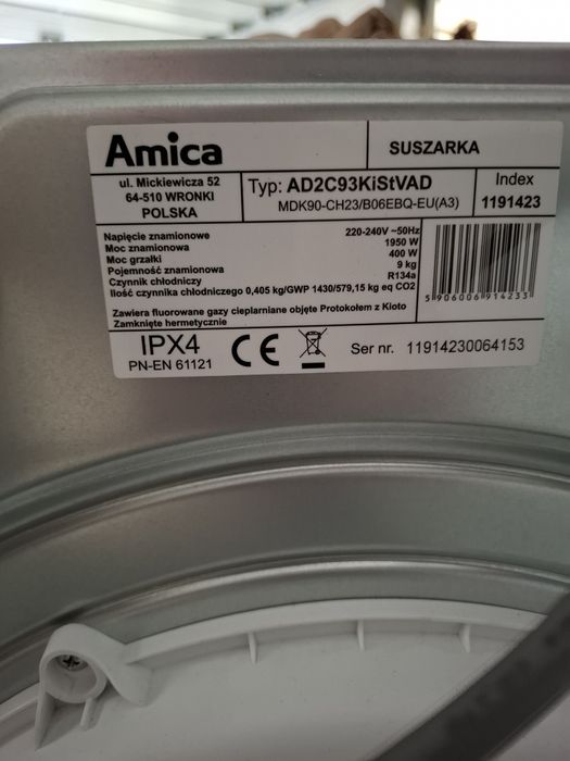 SUSZARKA  Amica na części
